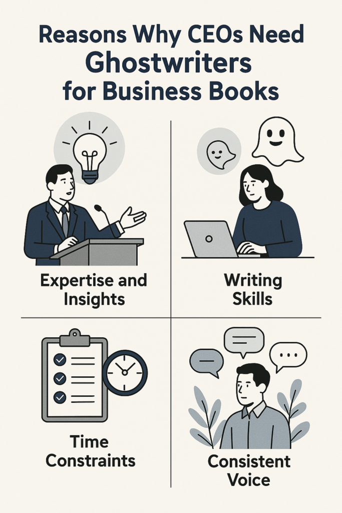 Reasons Why CEOs Need Ghostwriters For Business Books
