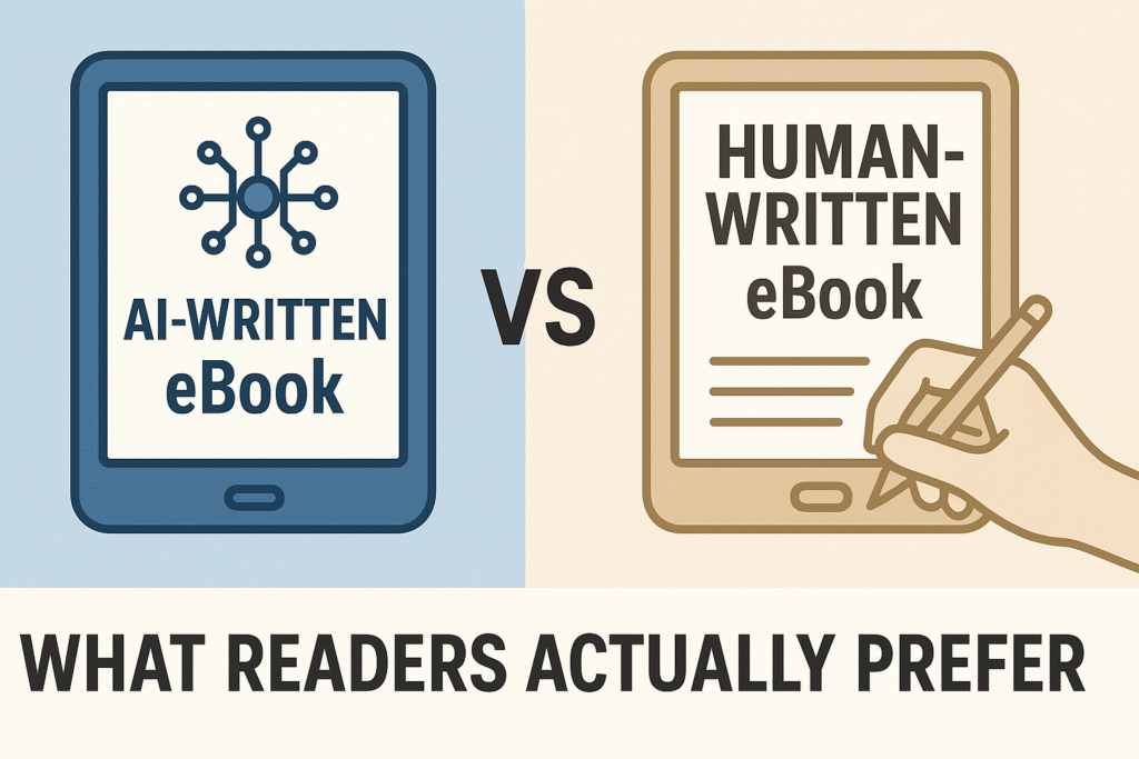 AI-Written vs Human-Written E-books: What Readers Actually Prefer