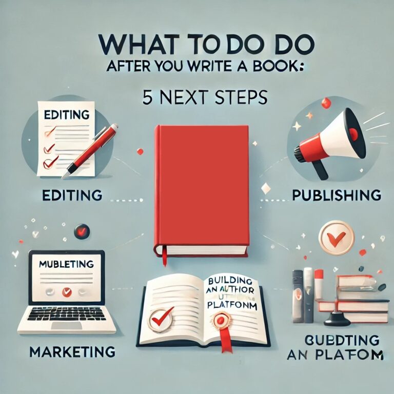What To Do After You Write A Book: 5 Next Steps