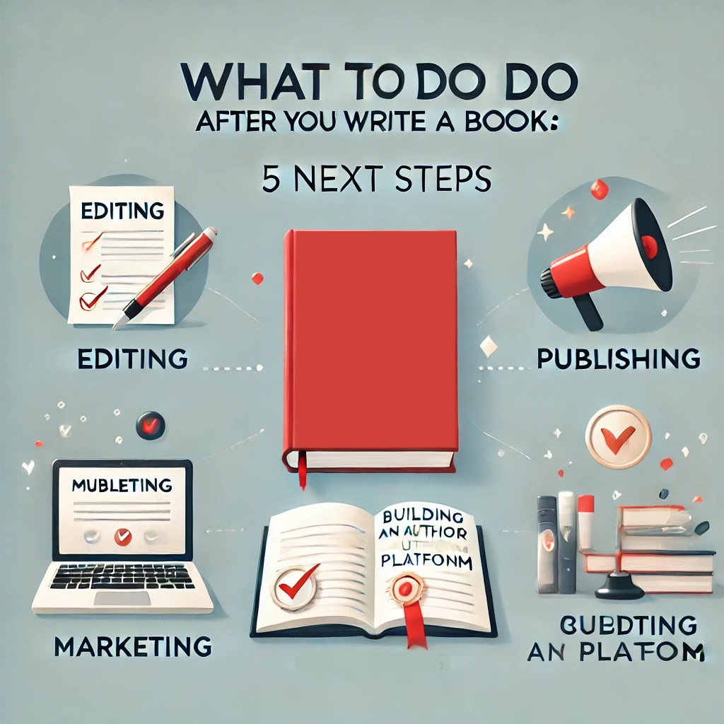 What to Do After You Write a Book: 5 Next Steps