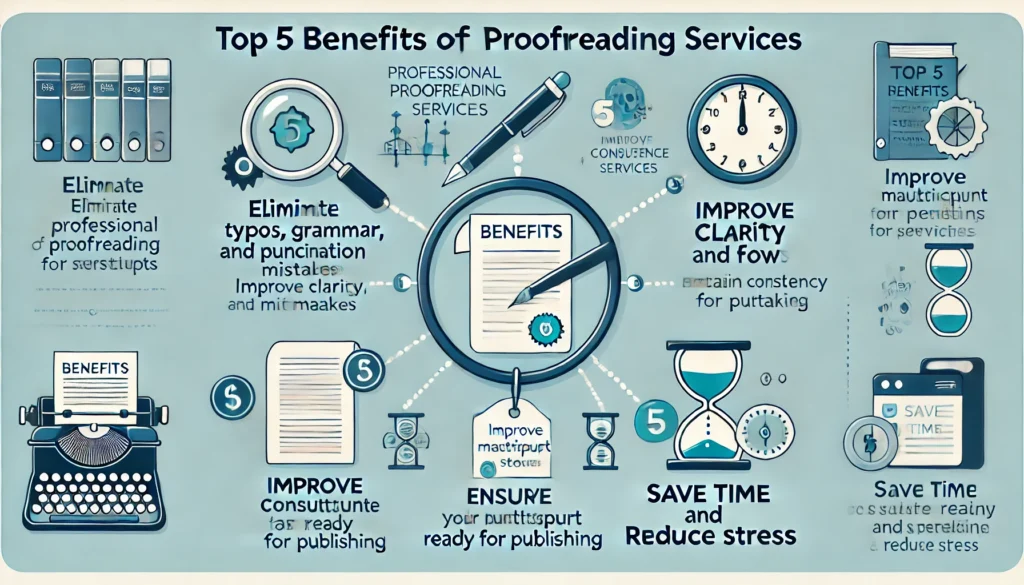 Top 5 Benefits of Getting Proofreading Services for Your Manuscript