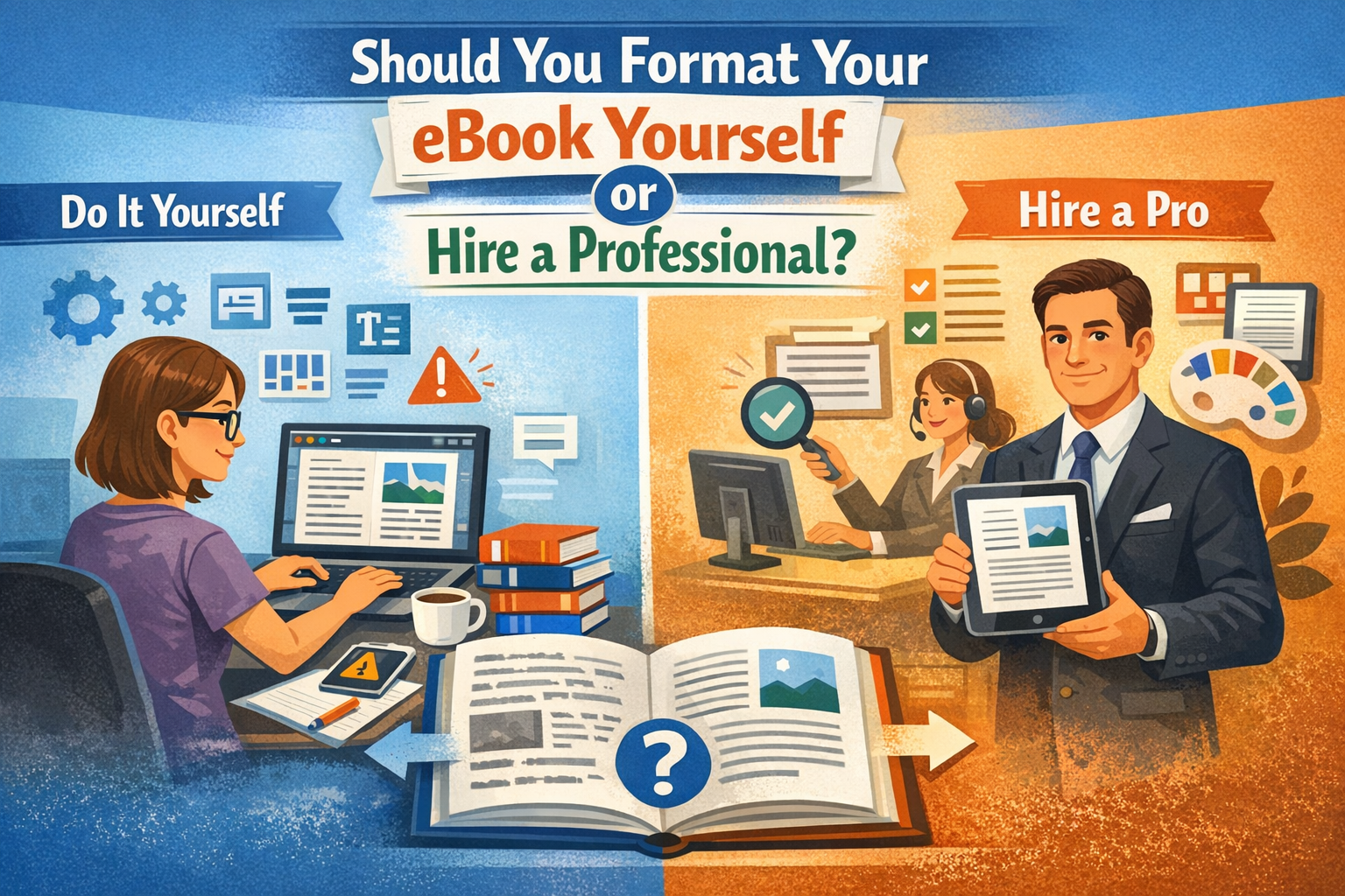 eBook Formatting: DIY or Hire a Professional?