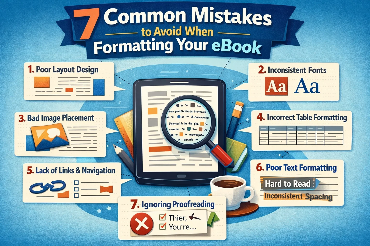 7 Common Formatting Mistakes to Avoid in Your eBook