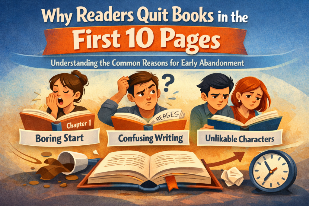 Why Readers Quit Books in the First 10 Pages