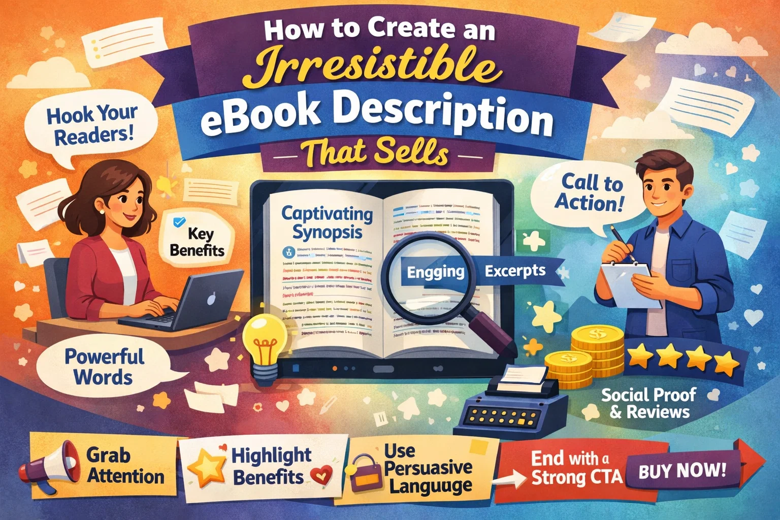 How to Create an Irresistible eBook Description That Sells