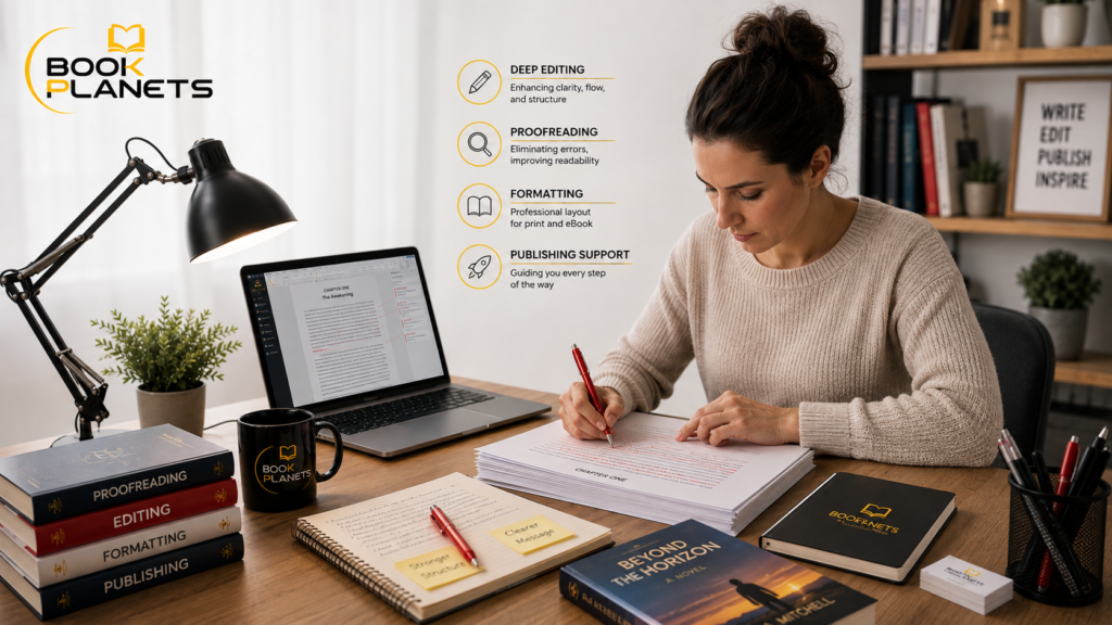 How Book Planets Helps Authors Strengthen Their Manuscripts Before Publication