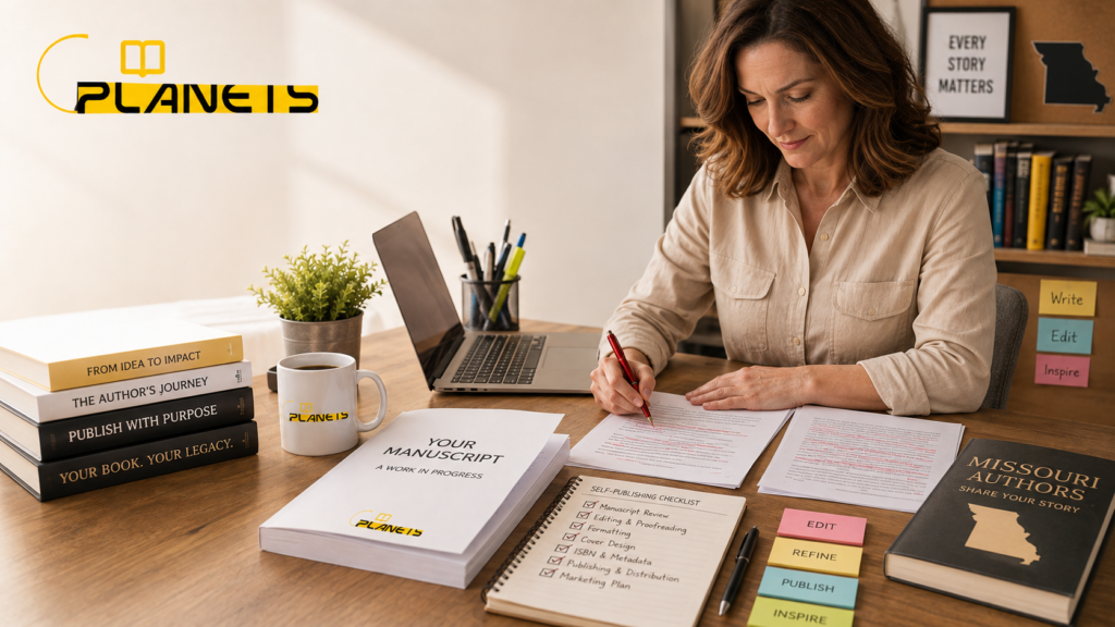 Book Planets Guide to Self-Publishing for Missouri Authors