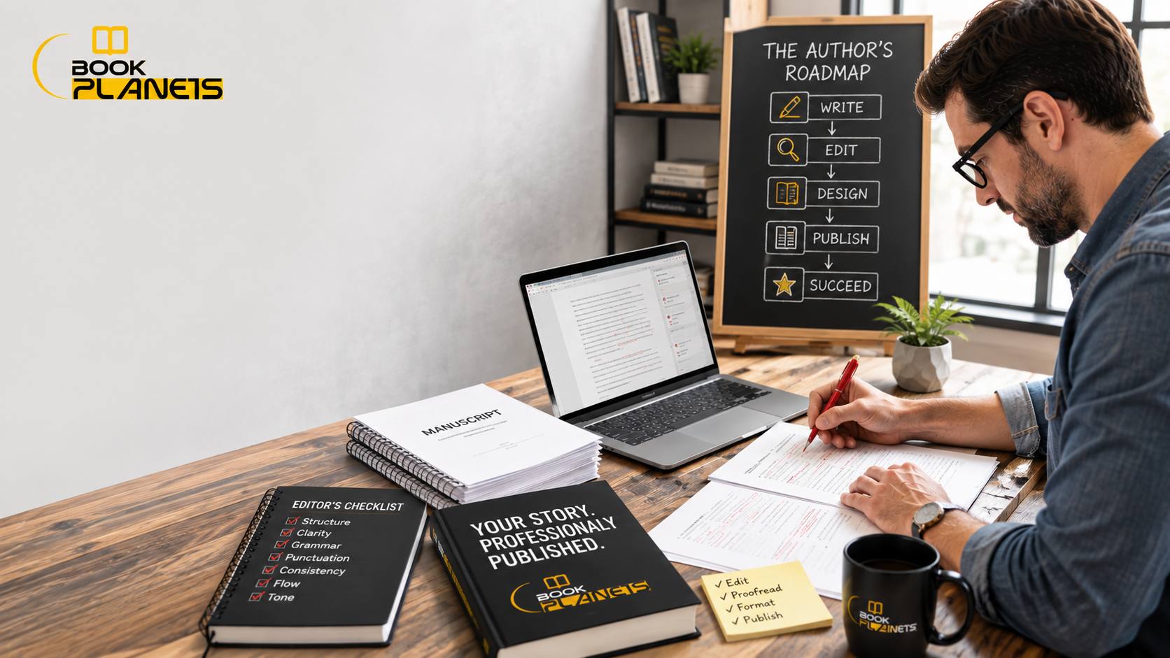 The Professional Author's Roadmap: From First Draft to Publication With Book Planets